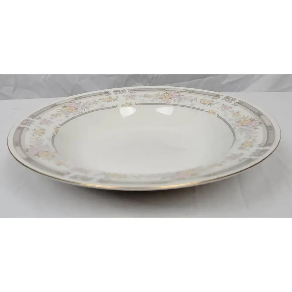 Farberware Fine China Southampton 1992 223K China Bowl Pink Rose Floral Paint